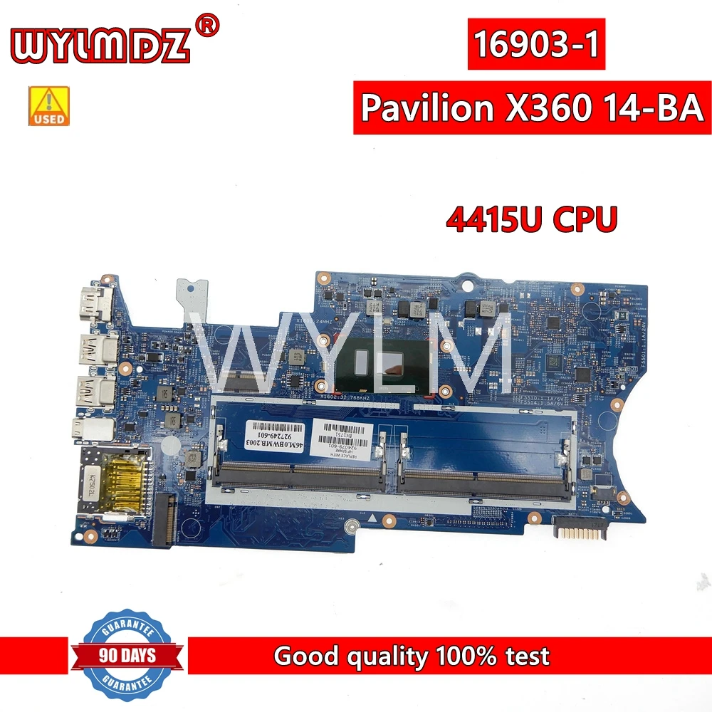 

16903-1/16903-2 With 4415U CPU Notebook Mainboard For HP Pavilion X360 14-BA Laptop Motherboard Tested OK