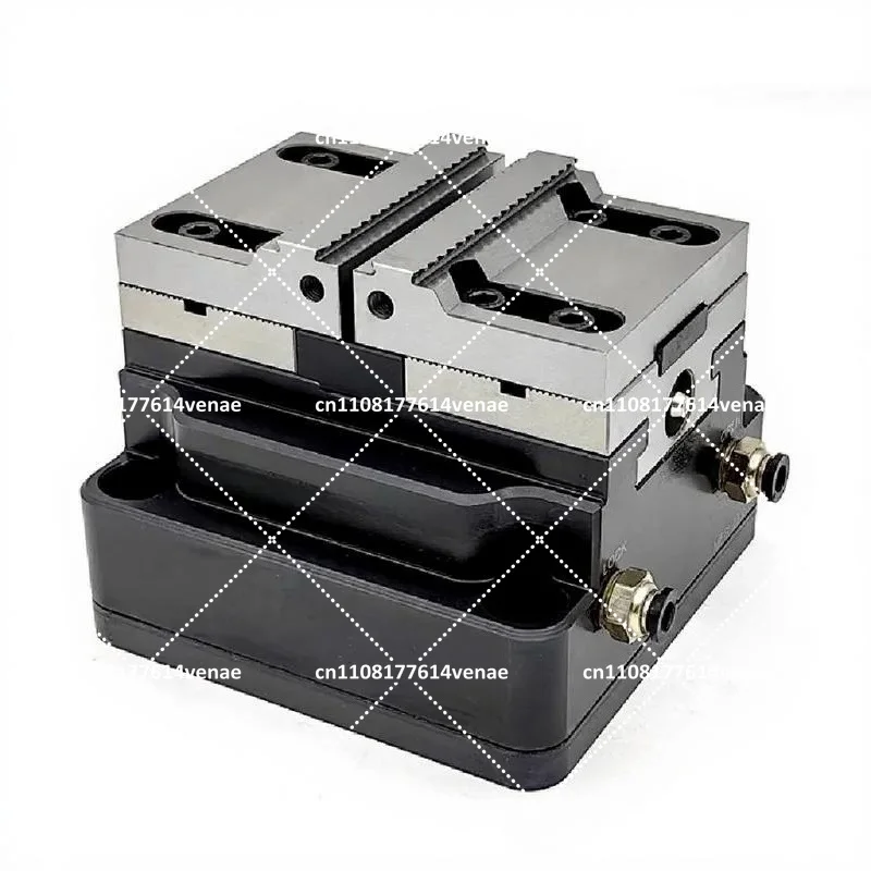 Pneumatic Self-Centering Vice, Concentric Clamping Vise for Precision Work