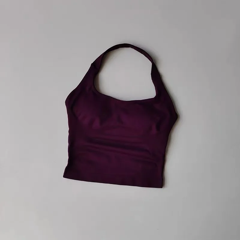 Neck Halter Yoga Vest Shockproof Running Sports High-strength Sports Underwear Fitness Pilates Suspender Beautiful Back Summer image 4