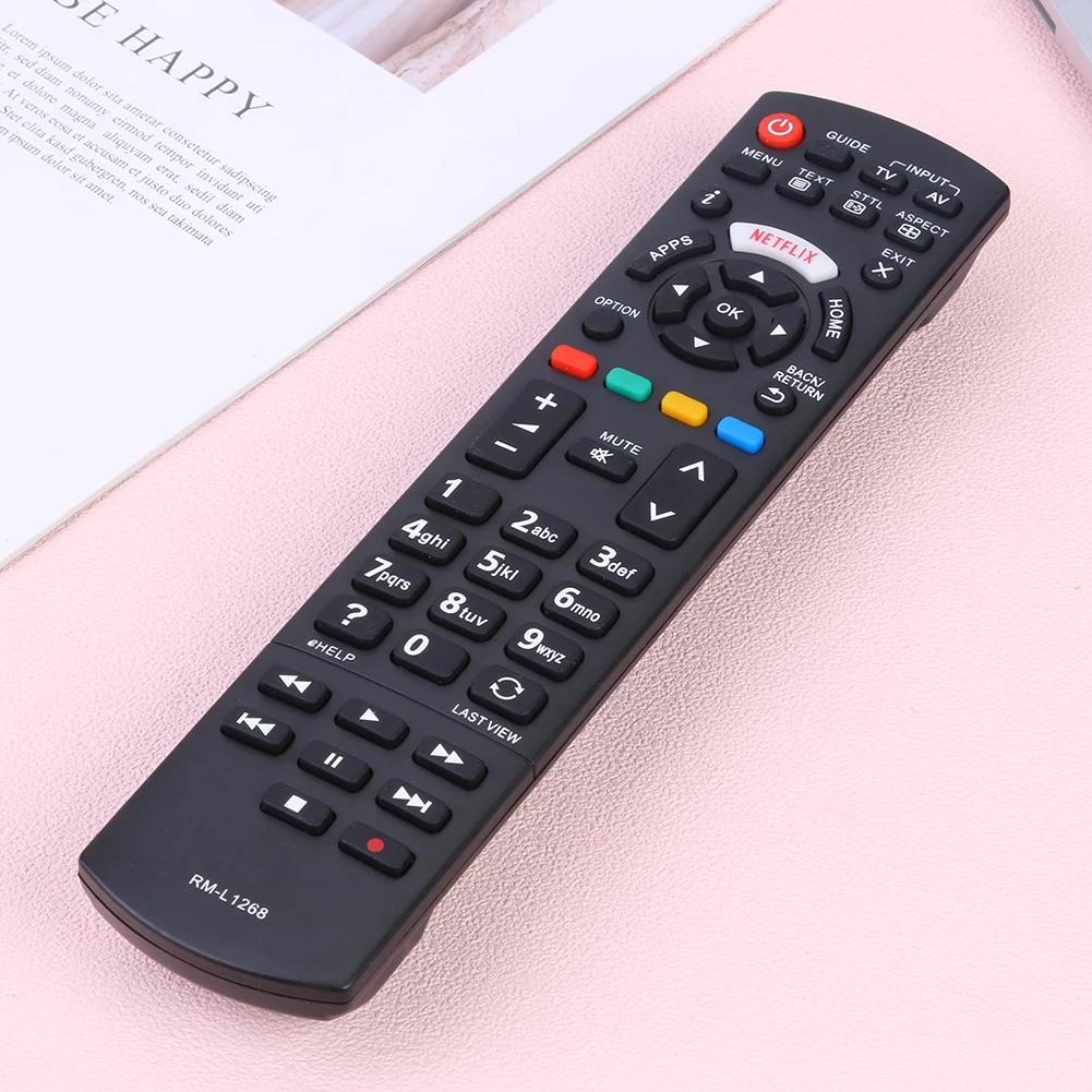 5-1PCS Smart TV Remote Control RM-L1268 for Panasonic Netflix N2Qayb00100 N2QAYB Smart Digital TV Universal Remote Controller