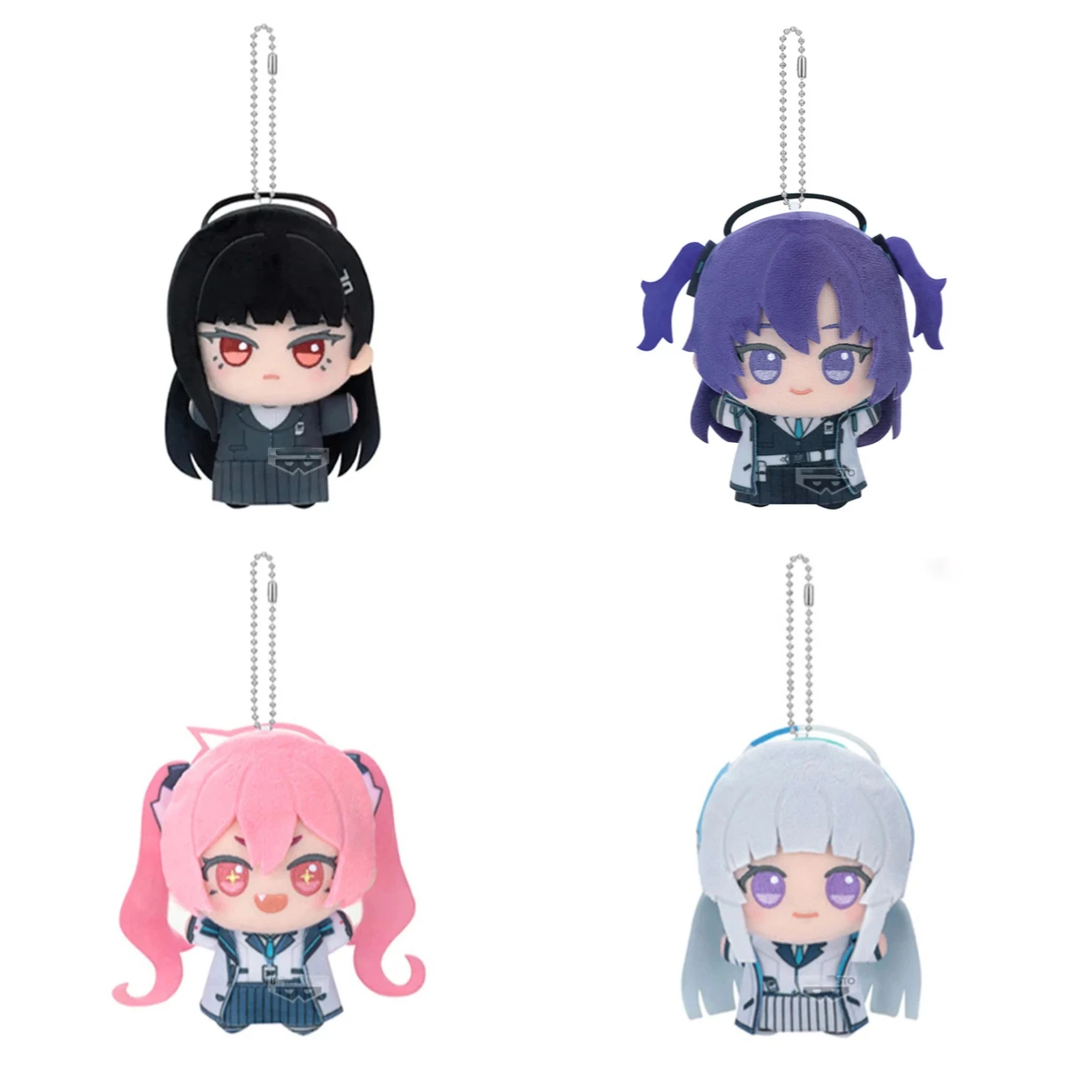 10Cm Original Banpresto Blue Archive MASCOT PLUSH SEMINAR Plush Pendant Hayase Yuuka Ushio Noa Tsukatsuki Rio Kawaii Doll Toys