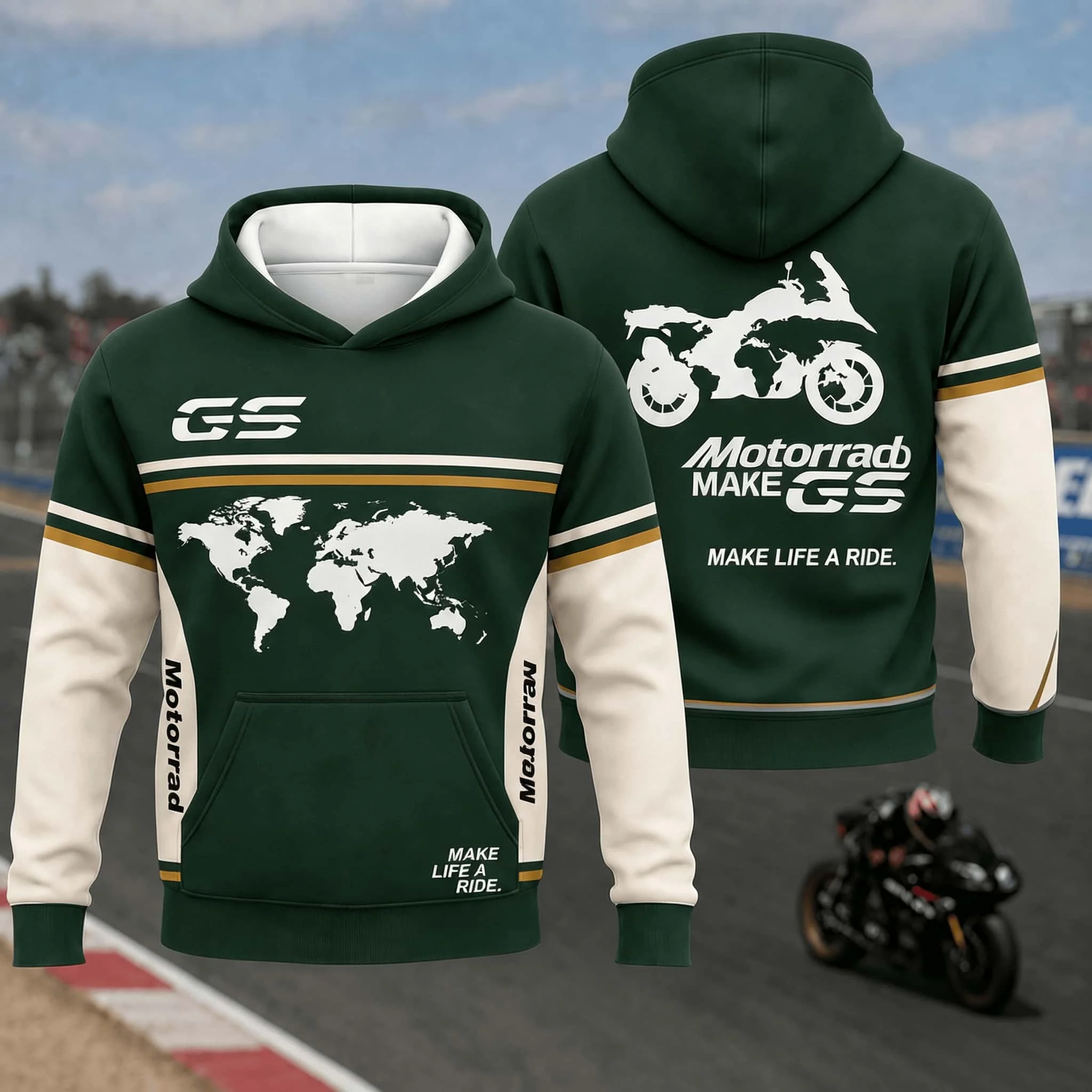 GS Adventure Motorrad Hoodie Motorcycle Enthusiast Pullover Outdoor Riding Casual Fashion Long Sleeve Sweatshirt for Riders