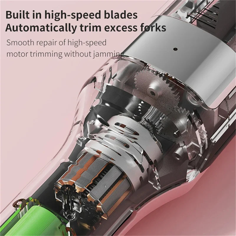 Hair ends Trimmer Split Remover Dry Damaged Brittle Professional Automatic Trim Split for Women Cordless Hair cutting machine image 4