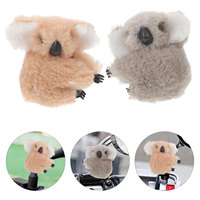 2pcs Motorcycle Mirror Handlebar Decor Koala Cute Stuffed Animal For Rear View Handle Electric Bike Accessories Women Ride