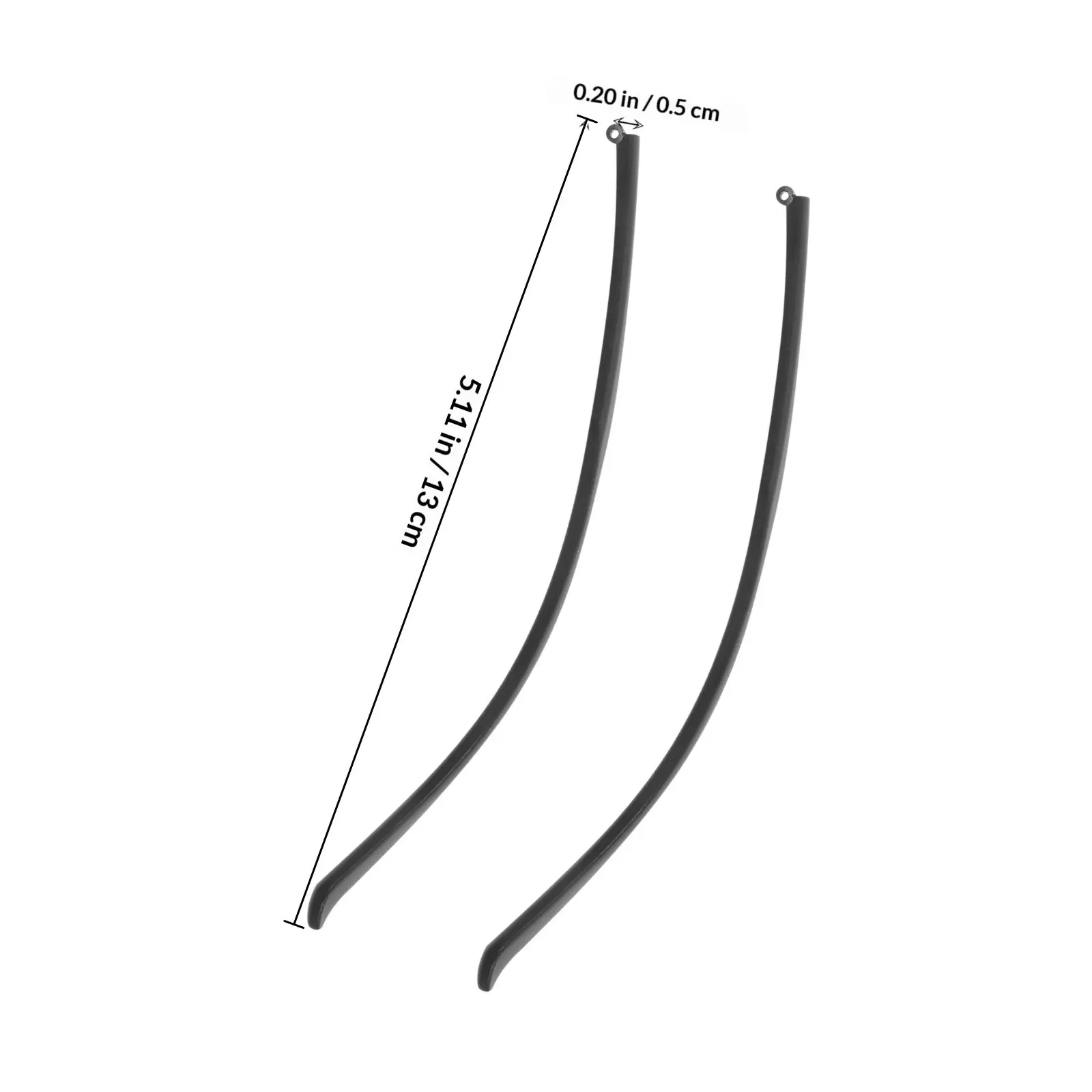 1Pair Universal Eyeglass Arm Replacement High-Strength Material Colorfast Crack-Resistant Easy Install Repair Kit Sunglasses