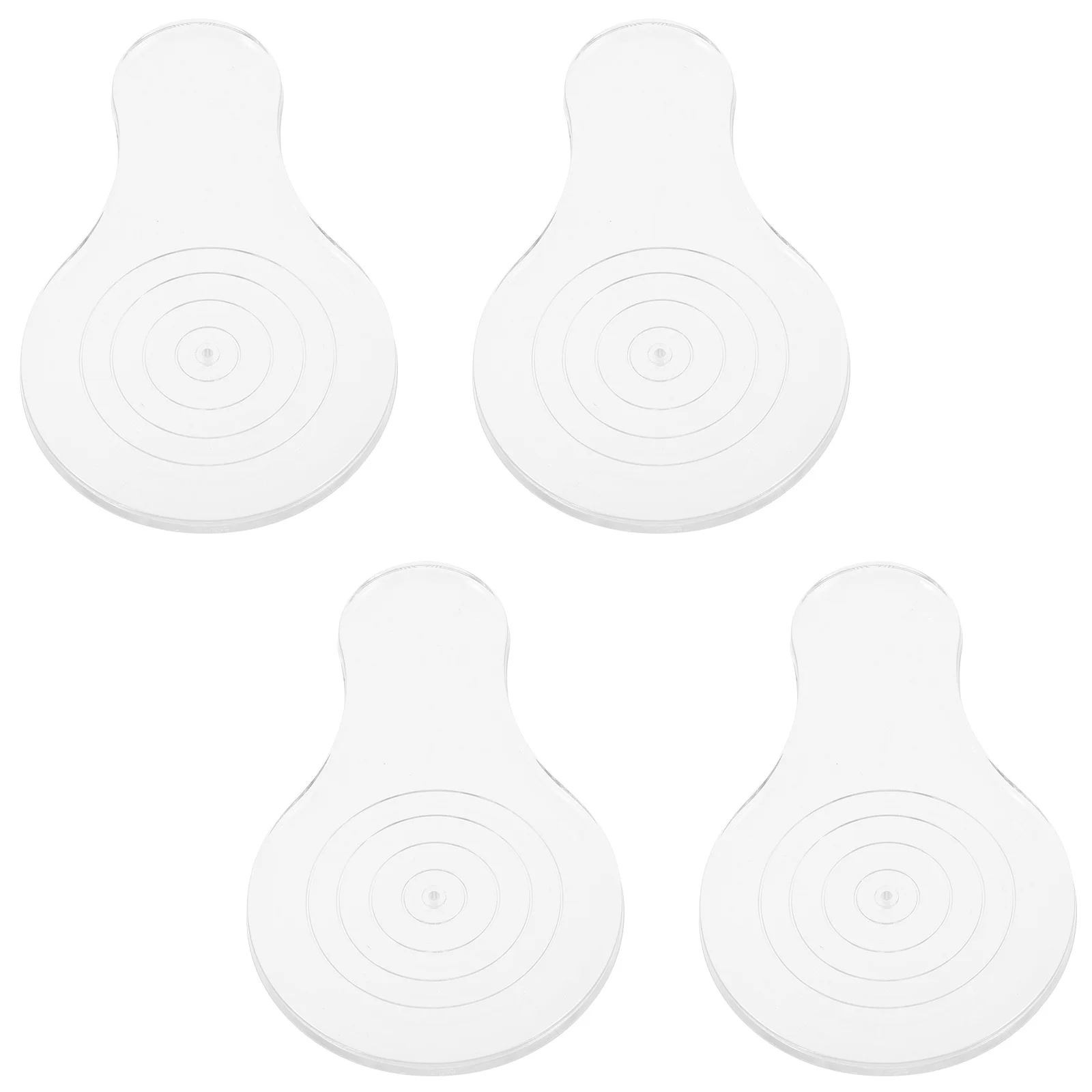 4 قطعة أداة لف الورق من البلاستيك المتين DIY جهاز حرفي محمول تصميم مريح لبطاقات المعايدة هدايا ديكور المنزل #5