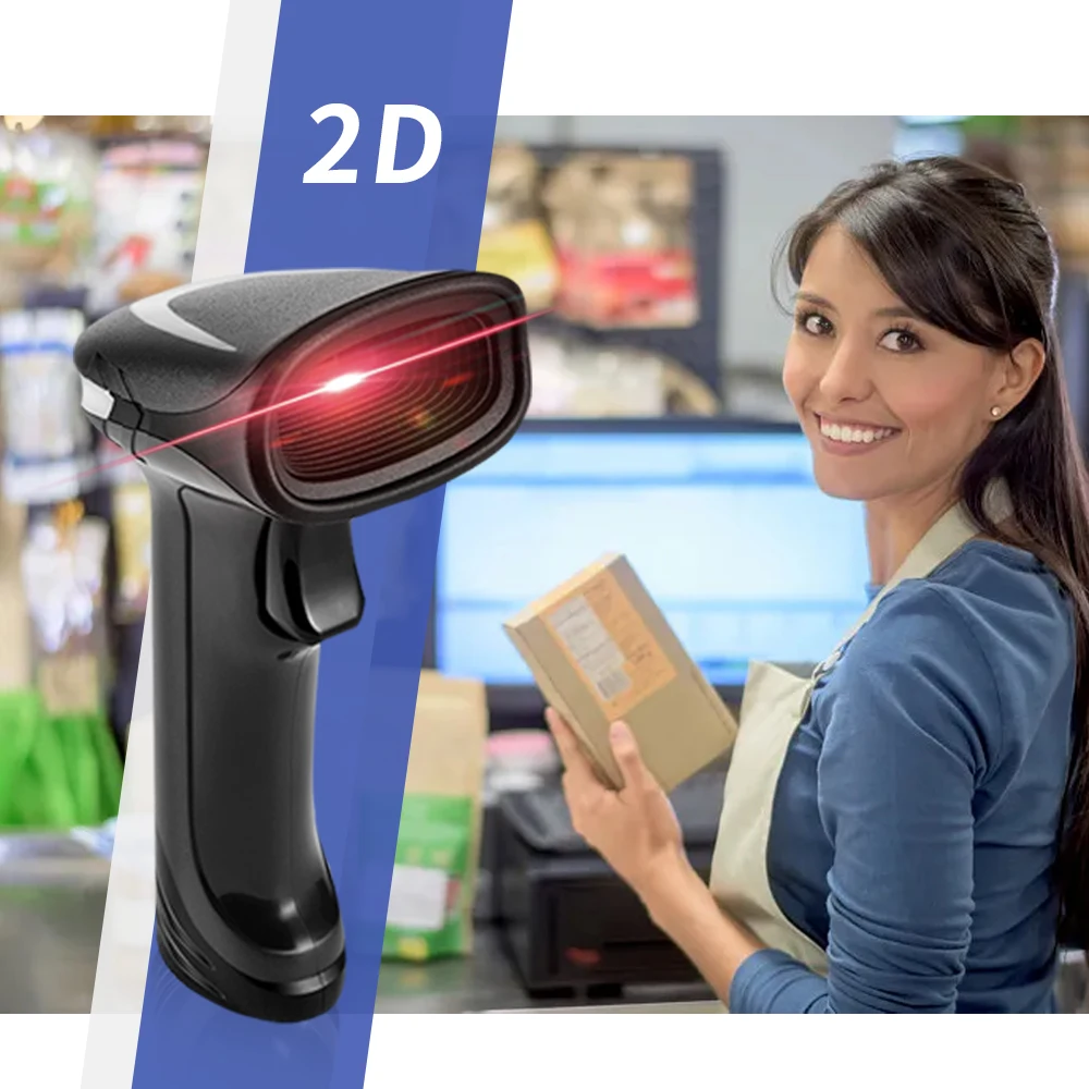 05W 1D 2D QR Code Scanner And Reader China Manufacturer's USB Barcode Scanner With Stock Status