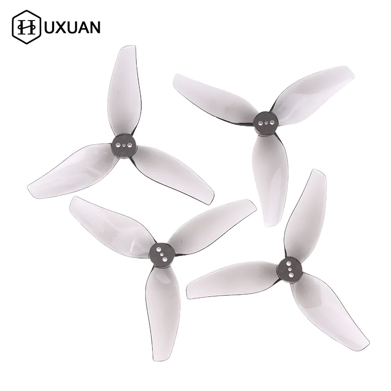 2 أزواج HQProp T3.5X3.5X3 3535 3.5 بوصة FPV الدعامة بولي كربونات المروحة 1.5 مم 3-Blade Race Prop Racing Drone Parts-رمادي