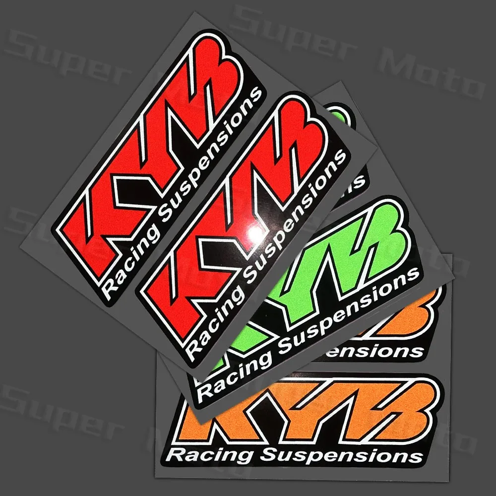 2 Stück reflektierende Aufkleber für Motorrad-Rennsport und Motocross, Gabelaufkleber, KYB-Aufkleber, Aufhängungs- und Stoßdämpfer-Aufkleber für Benelli, Yamaha, Honda. – Detail 6