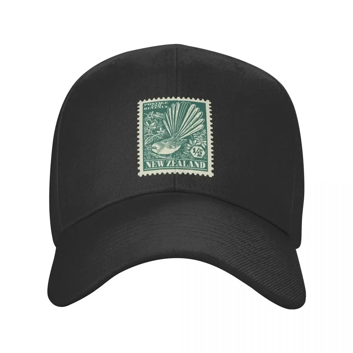 Vintage New Zealand Fantail Stamp Baseball Cap summer hat Horse Hat western Hat Golf Wear Caps For Men Women's