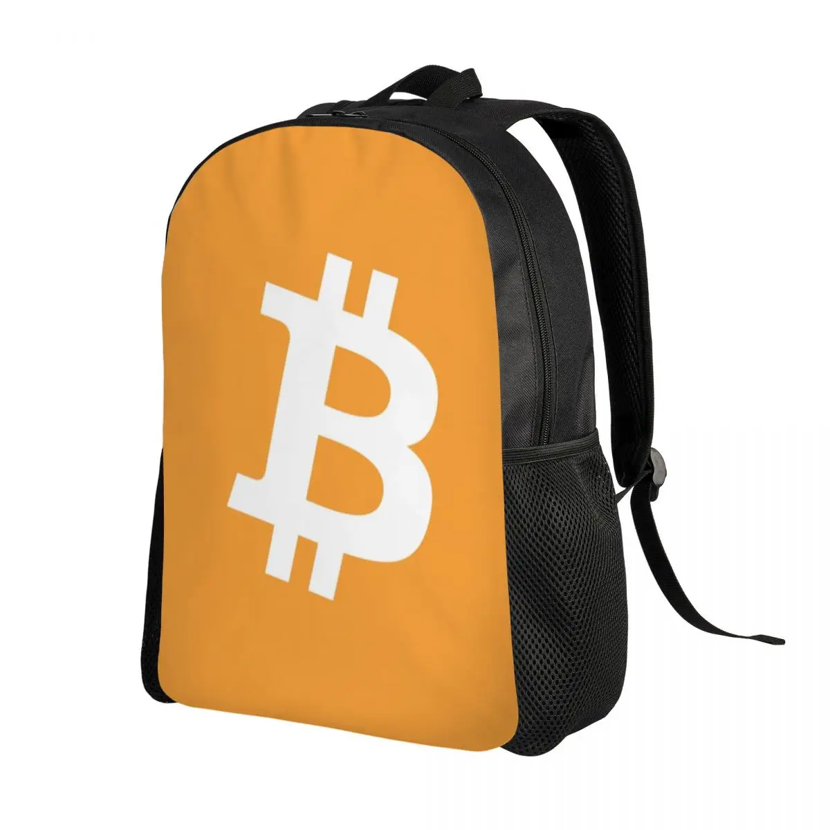 Mochilas de Bitcoin para hombres y mujeres, bolsa de libros para estudiantes universitarios, se adapta a bolsas de criptomonedas BTC para computadora portátil de 15 pulgadas