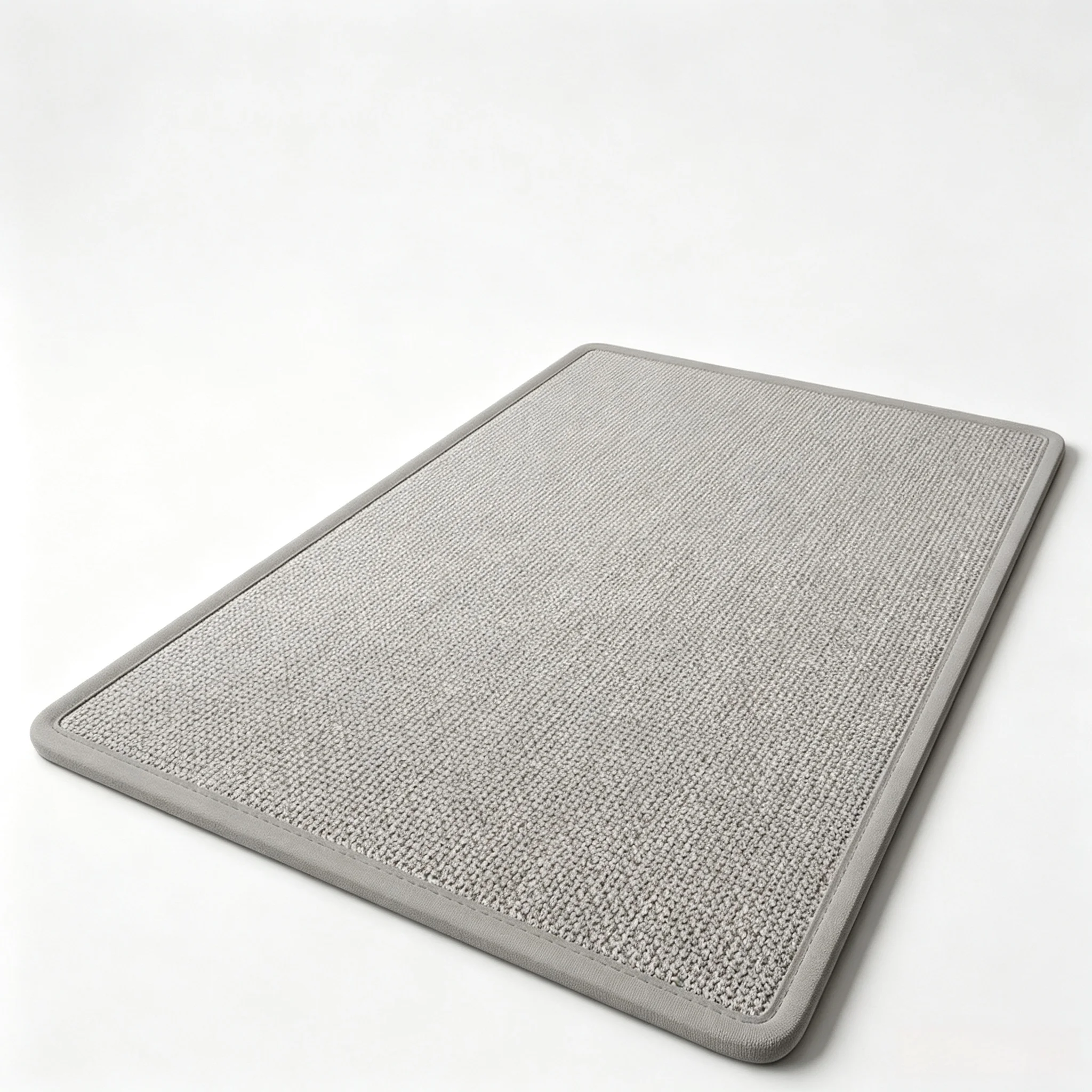 Non-Slip For Bathroom Rug Quick Dry Linen Bath Mat with Waffle and Herringbone Texture 40x60cm for Floor Decor