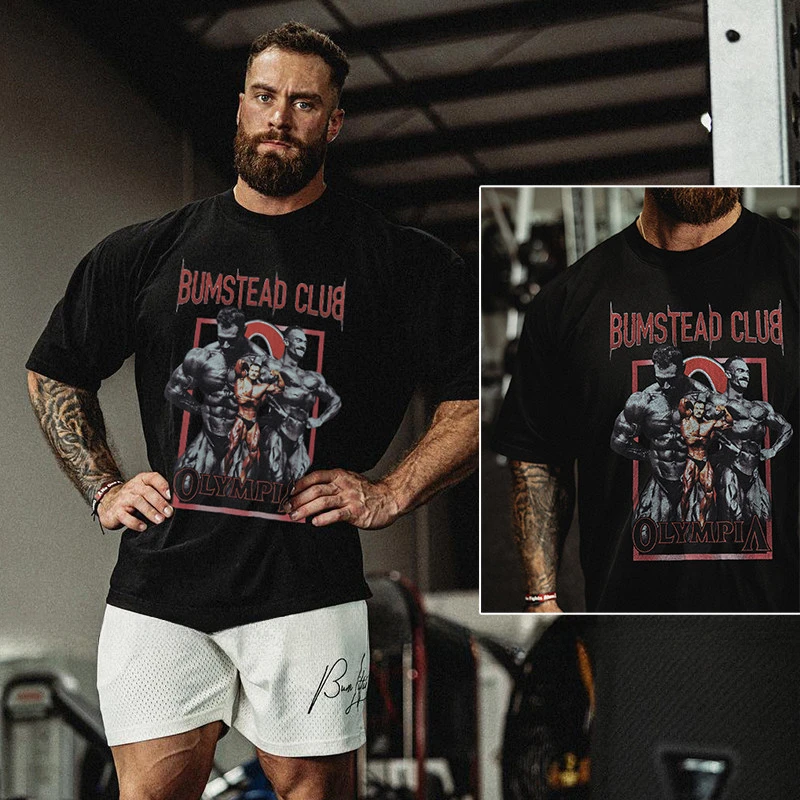 CBUM Chris Fitness Training Gym Casual T-Shirt Herren und Damen Luxusmarke 2026 Neuer Kunsttrend Doodle Bbu – Detail 2