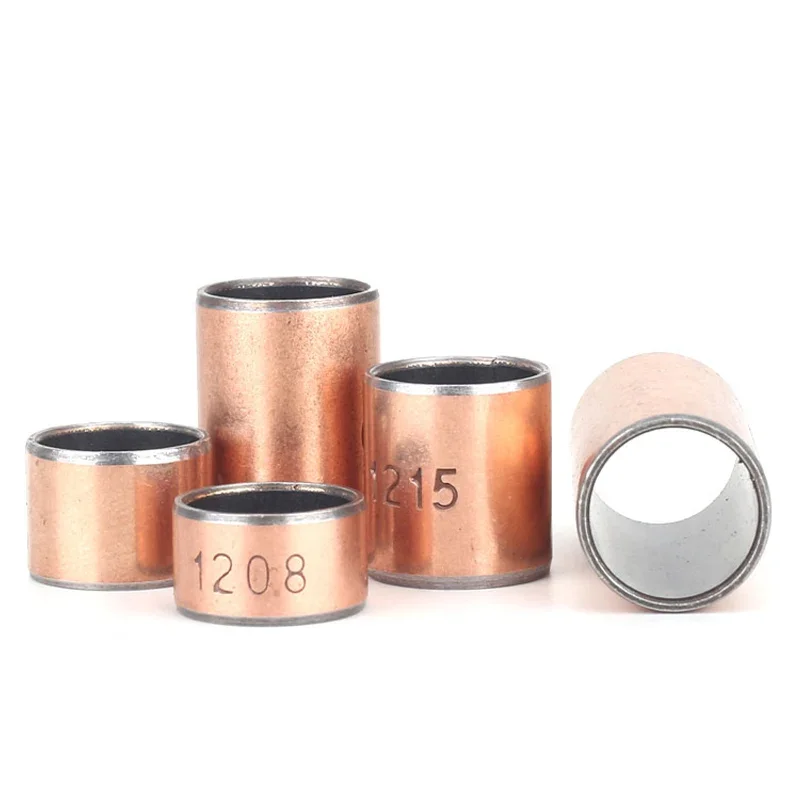 1-2Pcs Inner Diameter 45-90mm SF-1 Oil-Free Self-Lubricating Composite Bearing Copper Sleeve Bushing