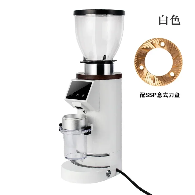 

E Italian quantitative bean grinder commercial electric coffee bean grinder household bean beater coffee grinder