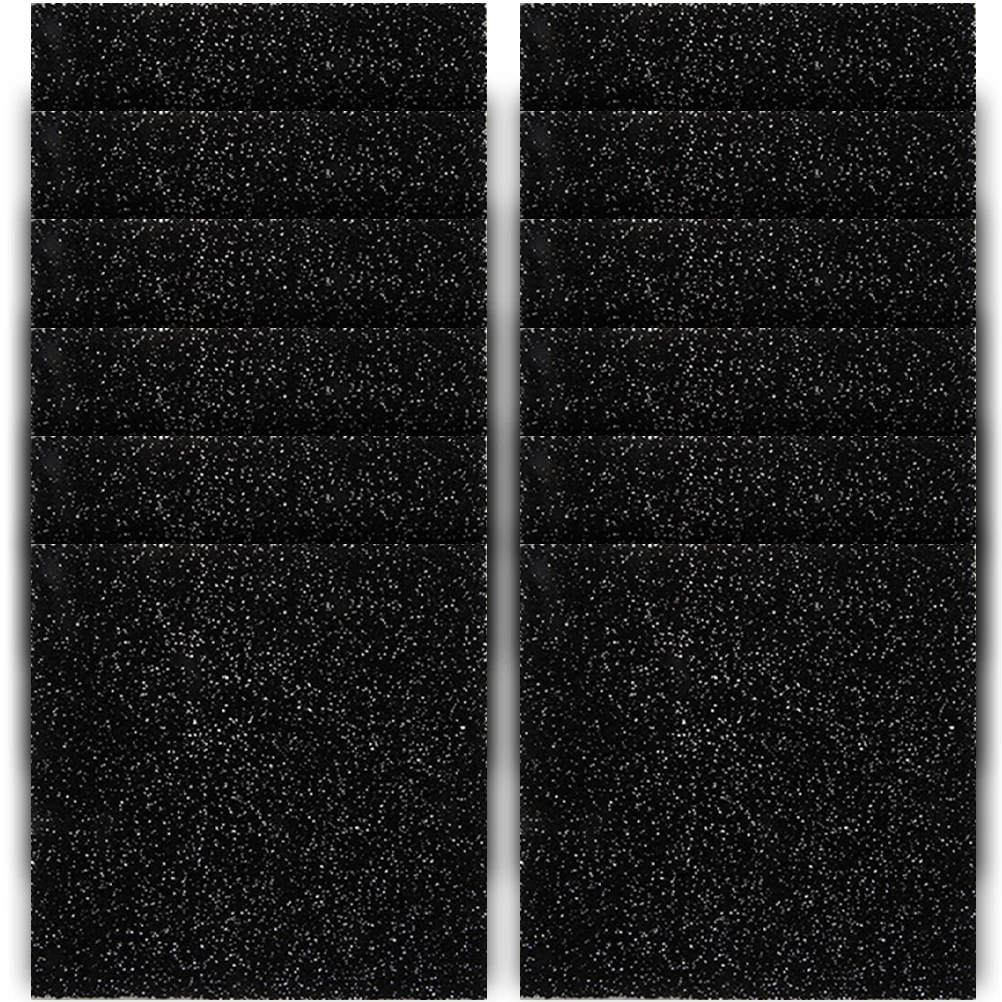 

12pcs Charcoal Filter Replacement Sponge Media Pads Kitchen Trash Odor Refills Compost Carbon Pre-filter Home