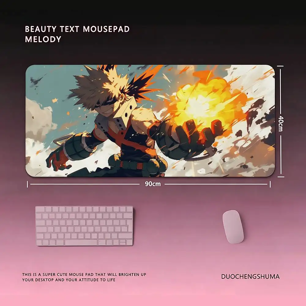 Cool-Katsukis Bakugos-S Mouse Pad Computer Mat Deskpad Laptop Keyboard Mat Office Large Landscape Mousepad