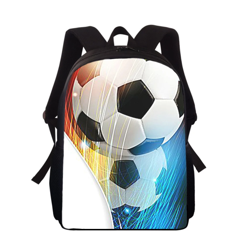 

Soccer Football 16" 3D Print Kids Backpack Primary School Bags for Boys Girls Back Pack Students School Book Bags