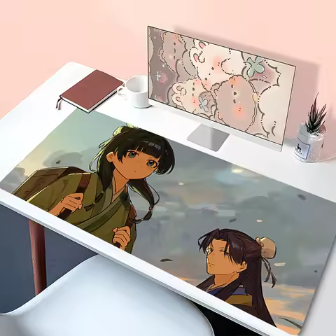 Mousepad Anime Mouse Pad Gaming Accessories Office HD Keyboard Pad Large Desk Mat PC The Apothecary Diaries Rubber Extended Pad