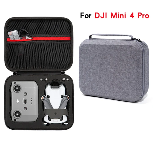 Estuche de transporte 2024, bolso a prueba de golpes, funda protectora, bolsa de almacenamiento, caja para DJI Mini 4 Pro Drone, accesorios de batería remota
