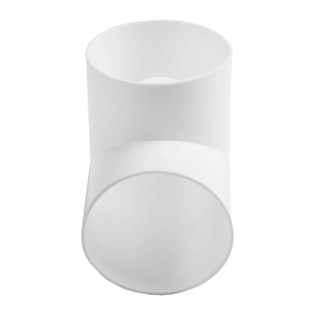 100mm T or Y Duct Connector for Ventilation Applications Supporting Both Duct Pipe and Flexible Hose Attachments