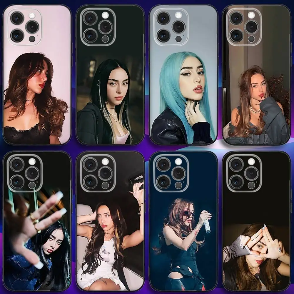 

Phone Case For iPhone 17,16,15,14,13,12,11,Pro,Max,Plus,X,XS,SE4,E,Mini,Soft Singer N-Nicki Nicole Black Case