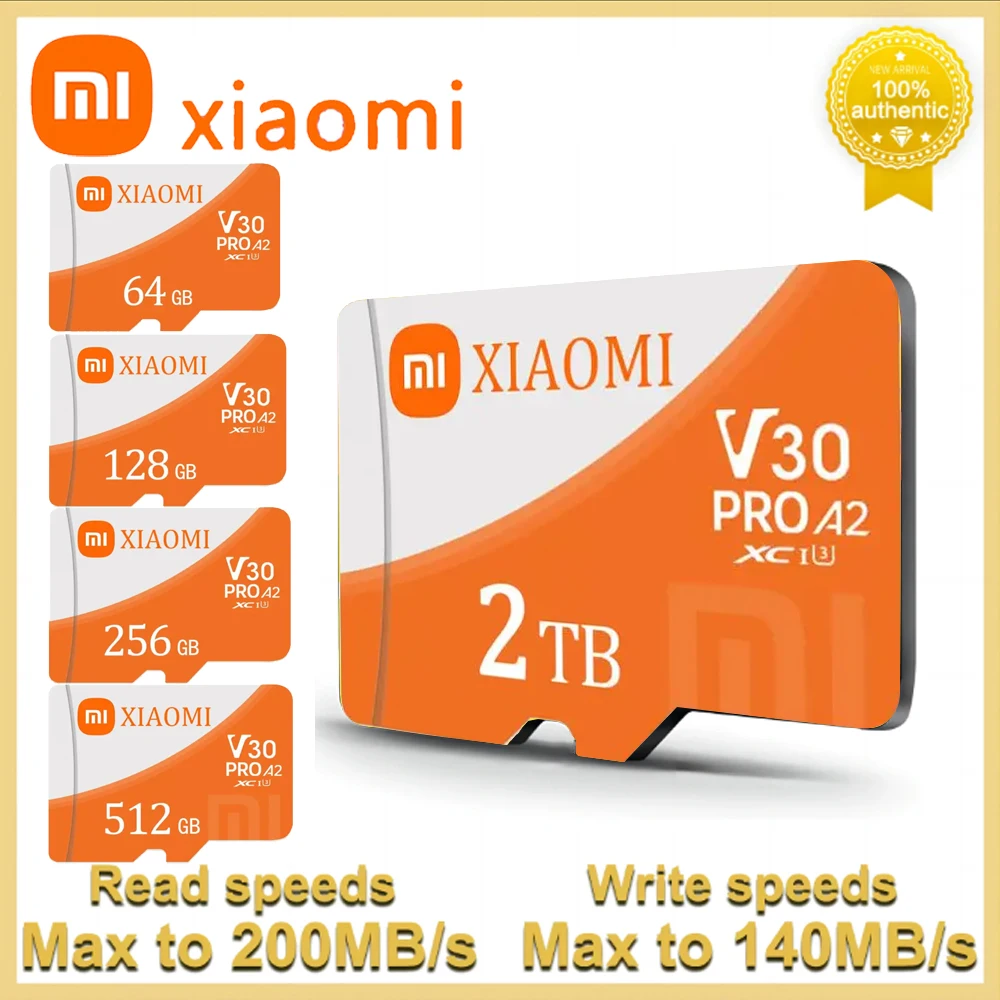 Xiaomi High speed Class 10 SD Card 32GB 64GB 128GB 256GB carte sd Memory Card 1TB Flash usb stick sd cards For Camera table PC