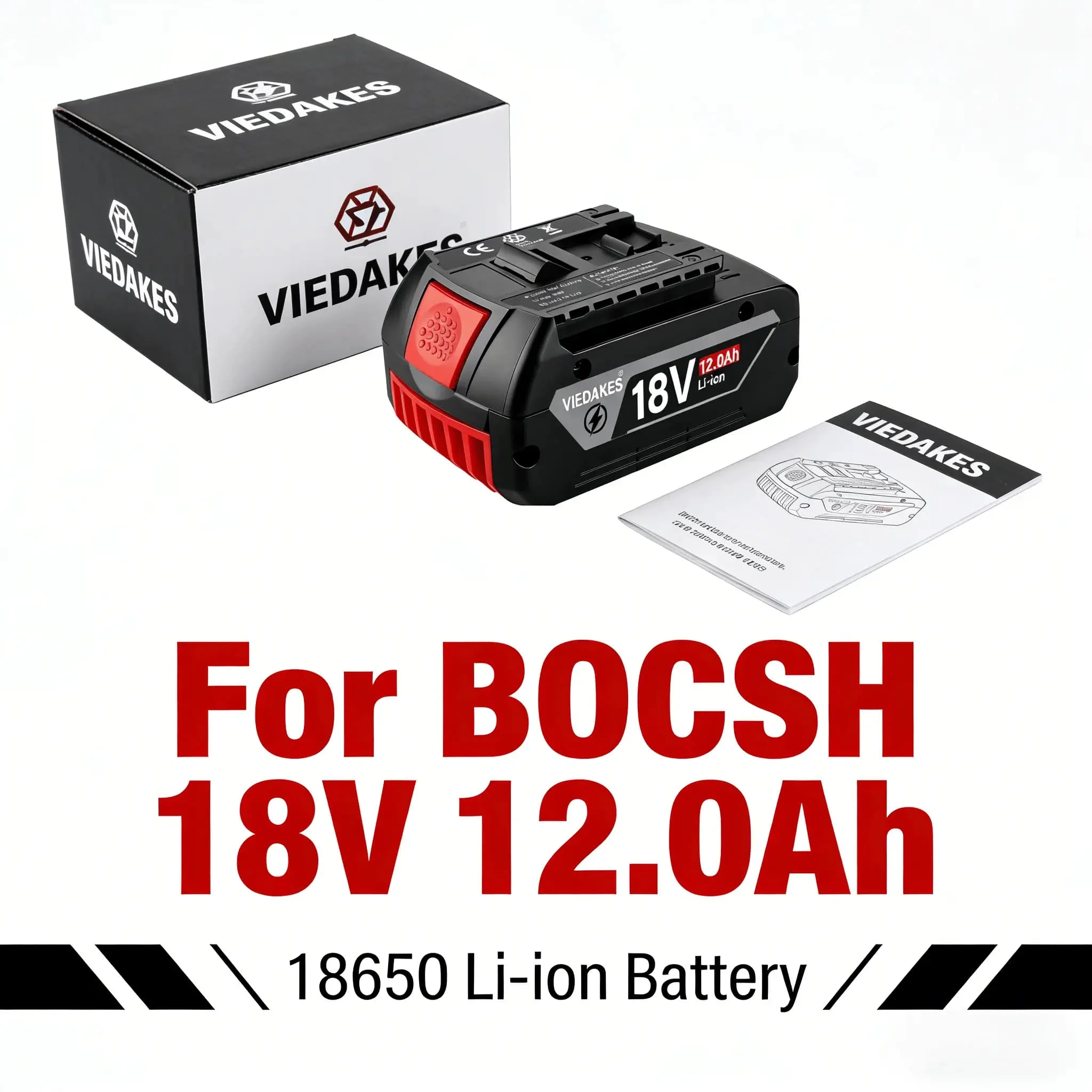 

for bosch 18V High-end Series Replacement Battery ProCORE, New 18650 Battery,Suitable for Bosch Tool 18V Full Range 8.0Ah,12.0Ah