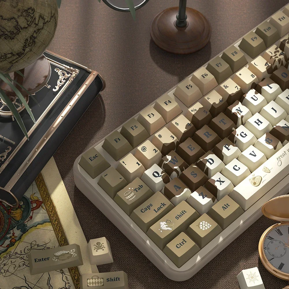 Find Old World Original Theme Keycaps Original Highly Customized Keyboard Caps Split Spaces Full Set