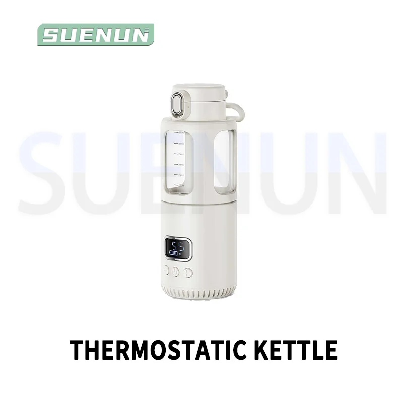 غلاية كهربائية لاسلكية، غلاية بدرجة حرارة ثابتة، غلاية مياه ساخنة مريحة للخروج وصنع غلاية الحليب