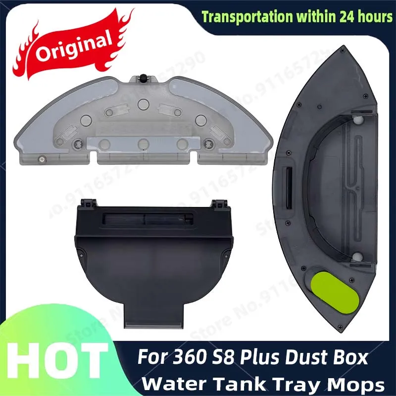 

Original Water Tank Dust Box Rag Bracket Spare Parts For Qihoo 360 S8 Plus Robot Vacuum Cleaner Replacement Accessories