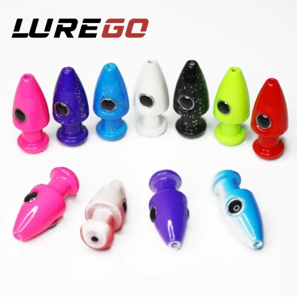 1PC  Must-Have Saltwater Jig Head Lures - Multi-Color Trolling Baits with Anti-Collision Design | Long Cast