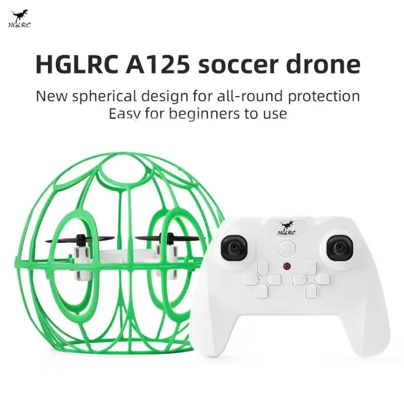 

HGLRC A125 Soccer Drone New Spherical Ddesign for All-round Protection Flyball Droneball Drone Soccer RC Flying Ball Toys Gifts