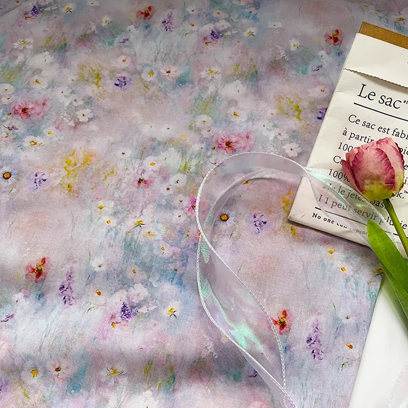 

1meter Cotton Printing Curtains Fabric Womens Dress Shirt Skirt Handmade Sewing Home DIY Designer Decoration Crafts Materials