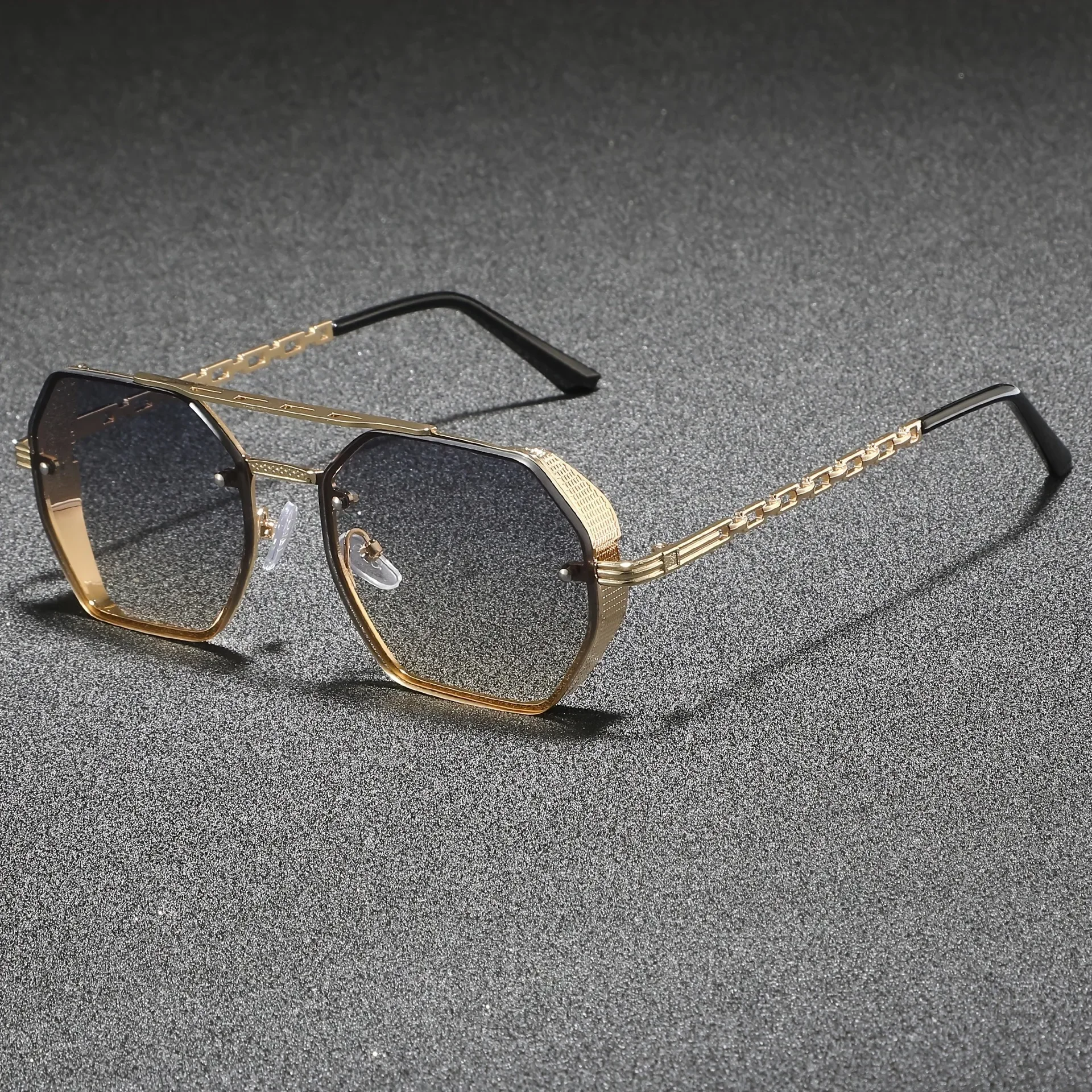 

Cool Square Designer Sunglasses Women Men Metal Frame Geometric Sun Glasses Female Male Brand Fashion Oculos De Sol UV400
