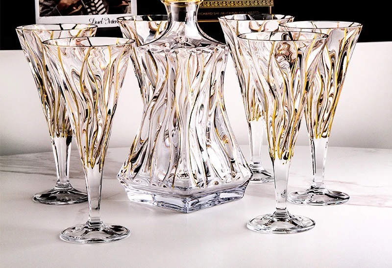 Crystal glass wineset set red wine glasses and foreign wine glasses