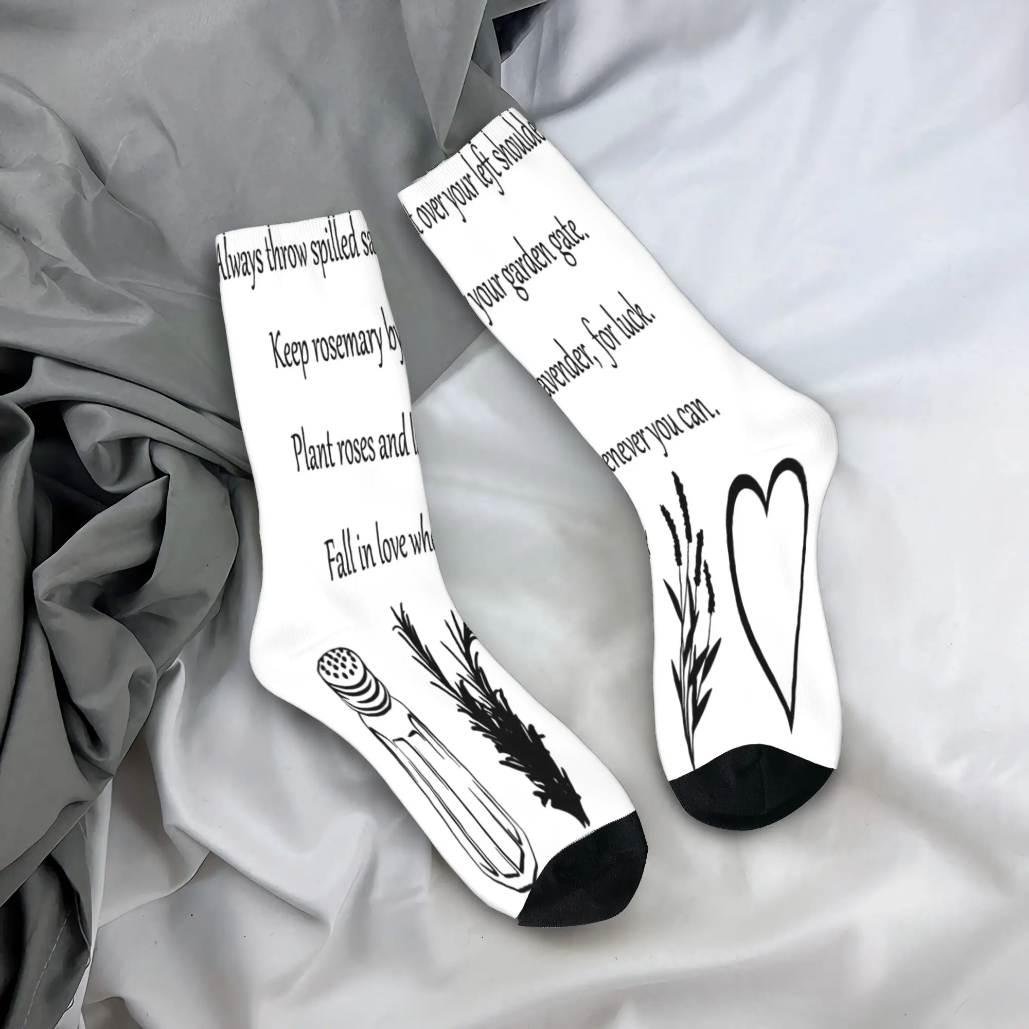 Practical Magic Witchcraft Folk Magic Superstition Garden Witch Love Spell Socks Merch For Men Women  Sports Socks Cozy Stocking