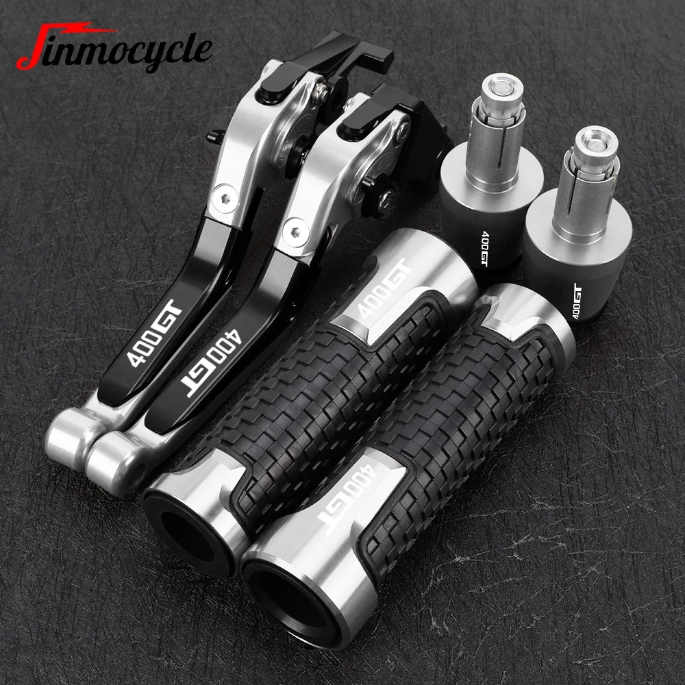 

For CFMOTO 400GT 400-GT CF MOTO 400 GT 2022 2023 2024 Motorcycle CNC Adjustable Brake Clutch Levers Handlebar Hand Grips Ends