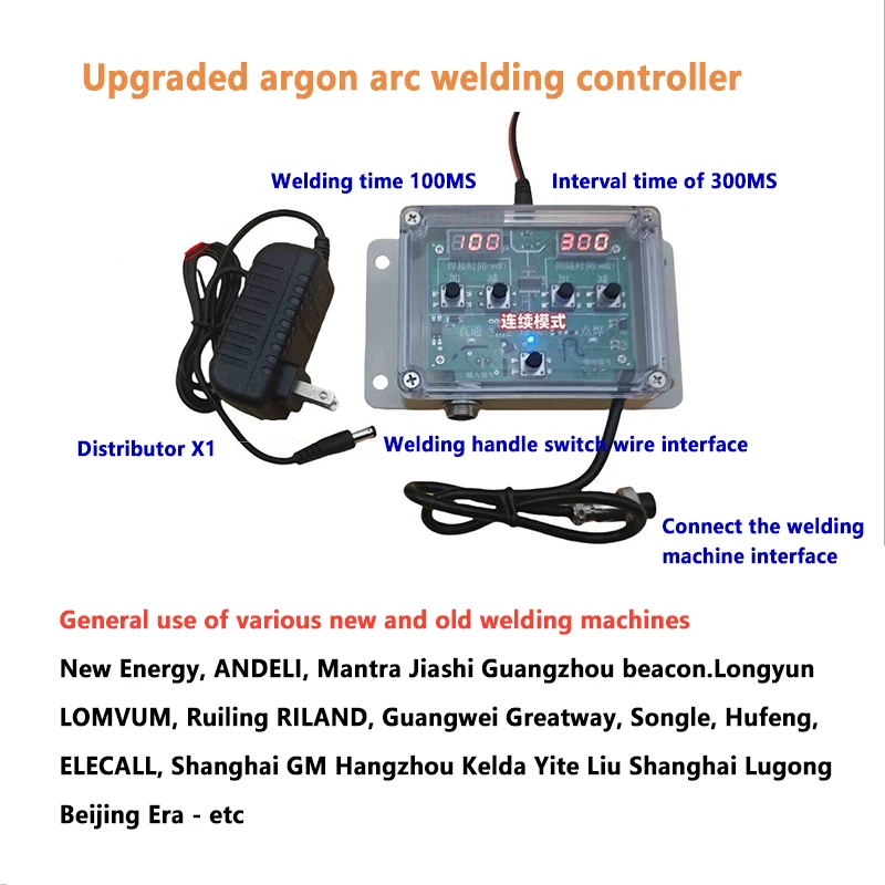 Upgraded Argon Arc Welding Controller Compatible With Various New And Old Welding Machines