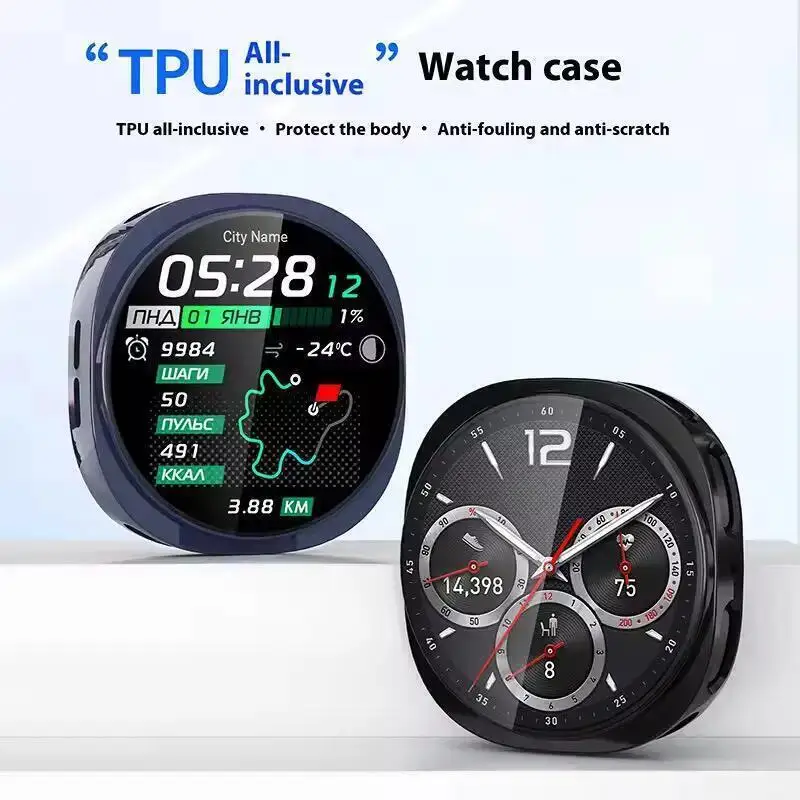 TPU-Schutzhülle für Samsung Galaxy Watch 9 40mm 44mm Displayschutz Uhrenhüllen für Galaxy Watch 8 44MM 40MM Schutzgehäuse – Detail 19