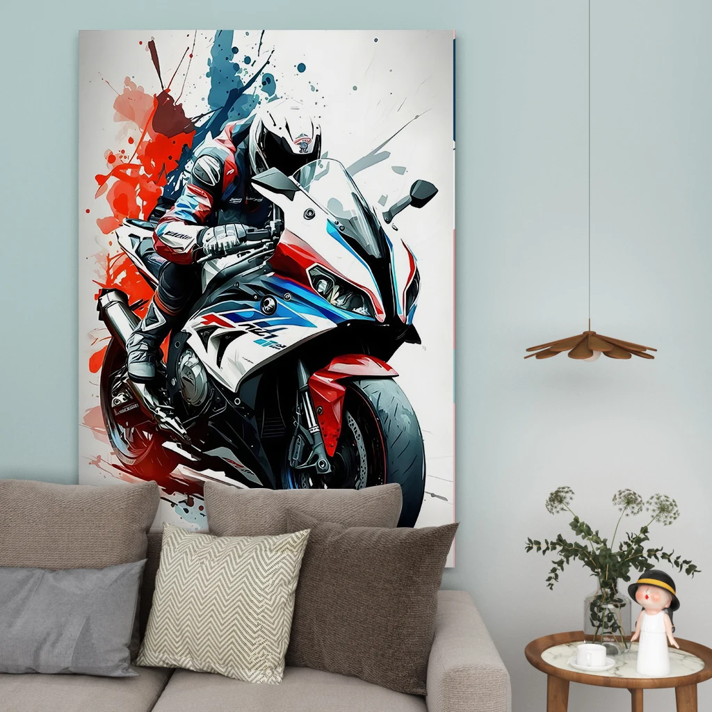 90X150CM 3X5FT  Motorcycle Flag Polyester Printed Racing Car Banner For Decor Tapestry boho decor wall tapestry