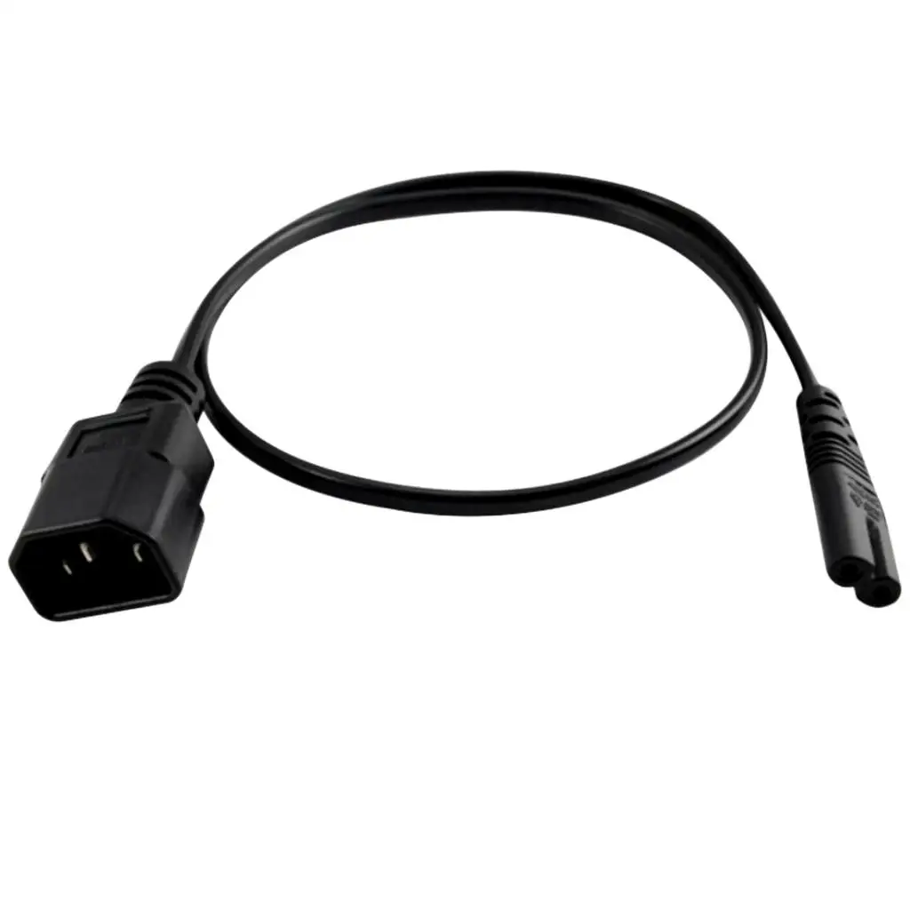 10A IEC 320 C14 إلى C7 كابل تمديد العرض لـ PDU UPS DMX