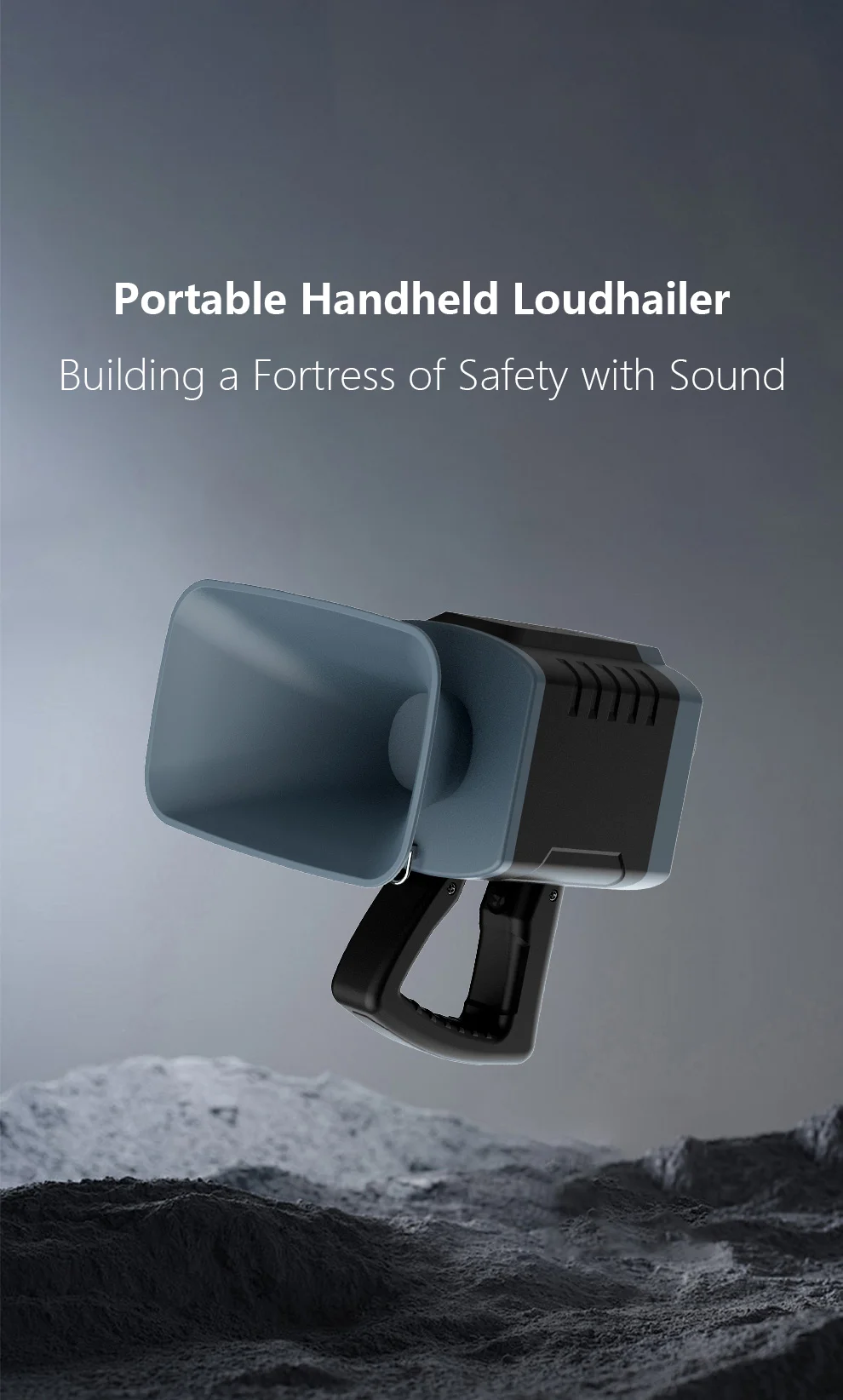 Portable Handheld Warning Speaker for Outdoor Broadcast Portable Loudspeaker Handheld Speaker PA Speaker
