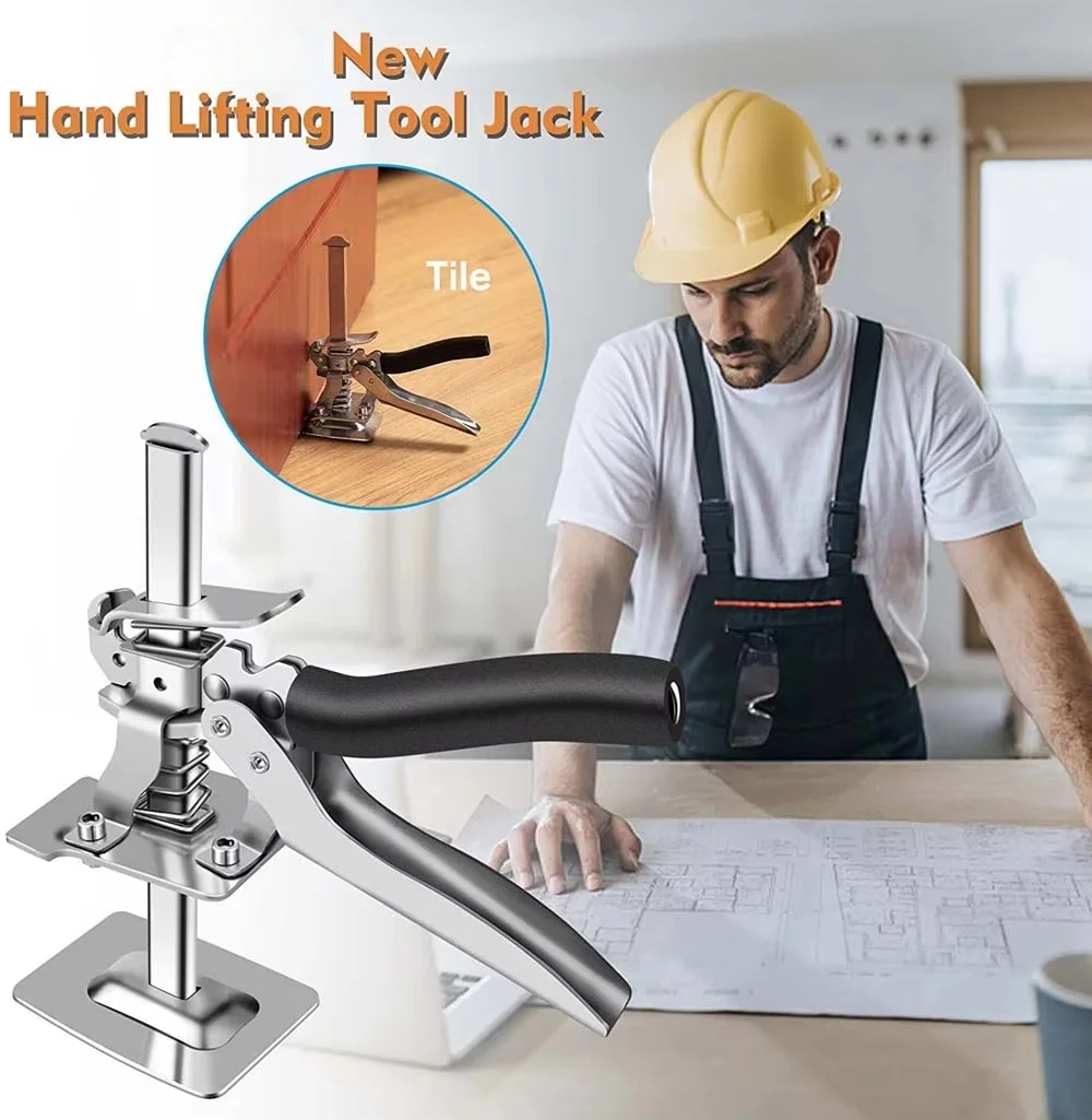 1Pcs Cabinet Board Lifter Labor-Saving Arm Jack Elevator Tool Tile Height Adjuster Hand Lifting Tool Door Panel Drywall Lifting