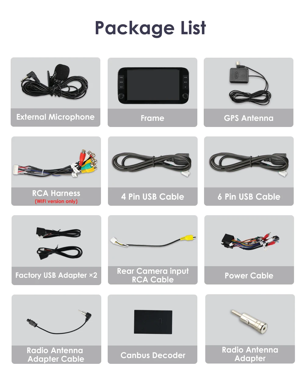 Hizpo 9-Zoll 2Din Android Auto Autoradio für Fiat Panda 2013 - 2024 Multimedia GPS-Navigation RDS DSP SWC 4G BT WiFi CarPlay – Detail 12