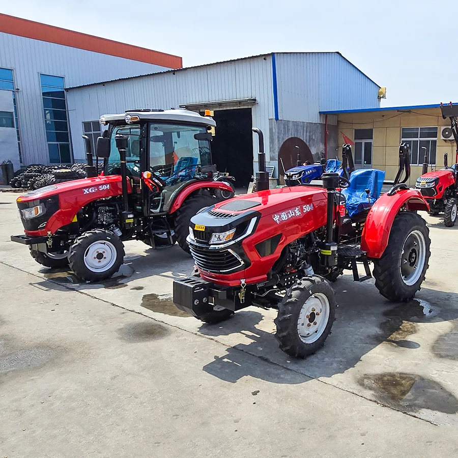 

2025 Новые продукты 50 л.с., 60 л.с., 4wd, лучший колесный трактор для сельскохозяйственной фермы