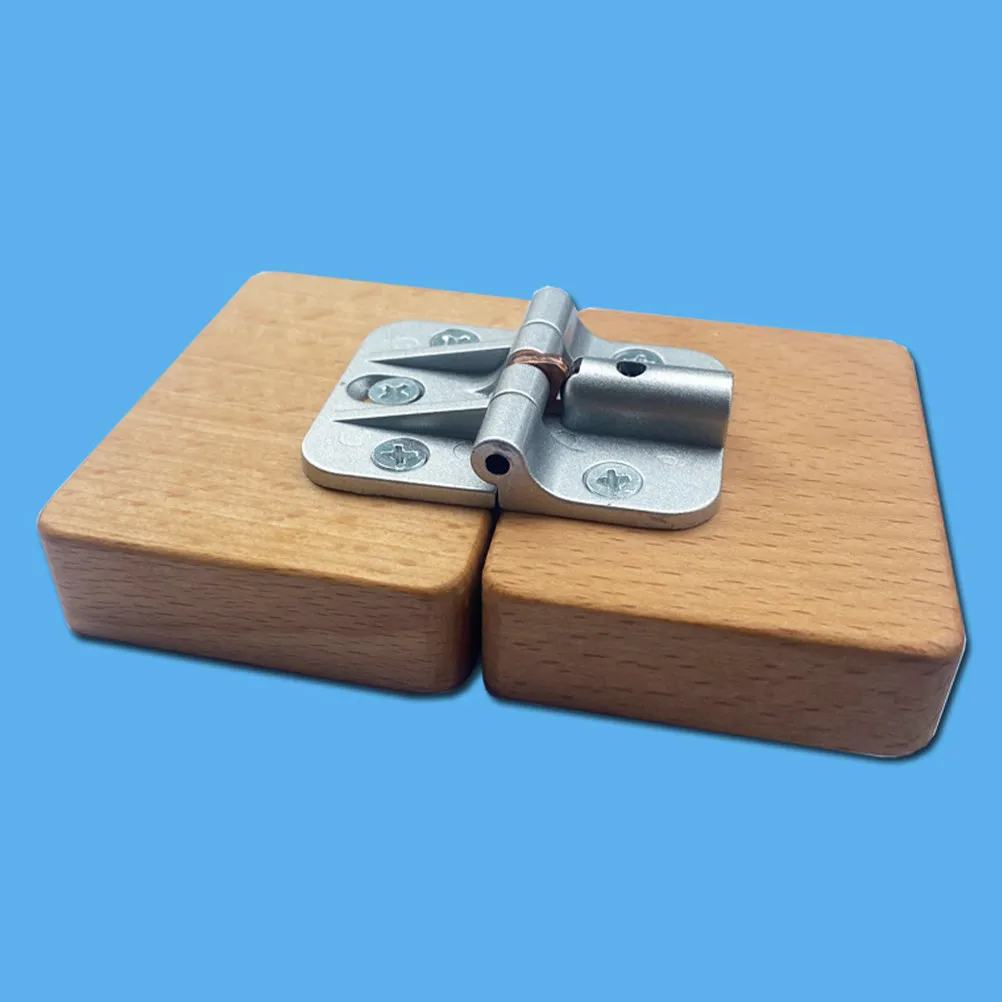 Small Zinc Alloy Folding Table Hinge Wear Resistant Smooth Opening for Furniture Desk Dining Table Cabinet Metal Hinges