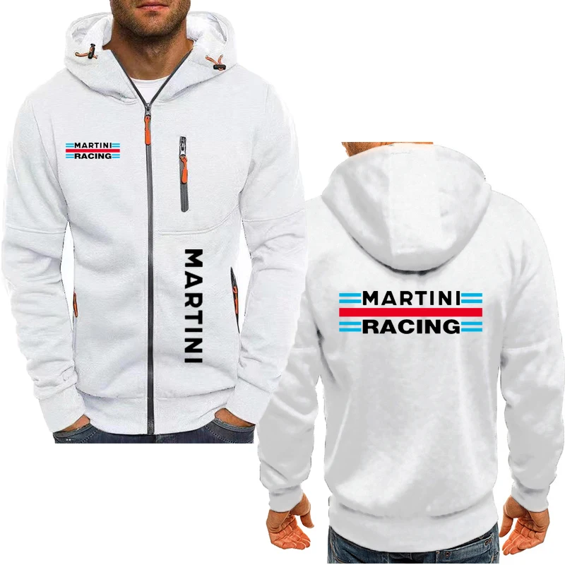 Martini Racing 2024 Men\'s Racing Suit Jacket Long Sleeves Casual cotton Men\'s Hoodies Sweatshirts Print Clothing Comfortable Top