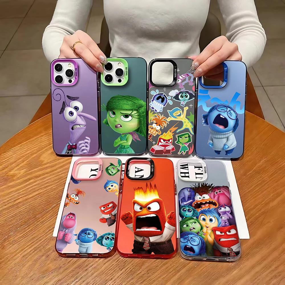 Inside Out 2 Disneys Case for Samsung A73 A72 A55 A54 A53 A35 A34 A33 A32 A30 A24 A23 A22 A14 A05 4G 5G Matte Shockproof Cover