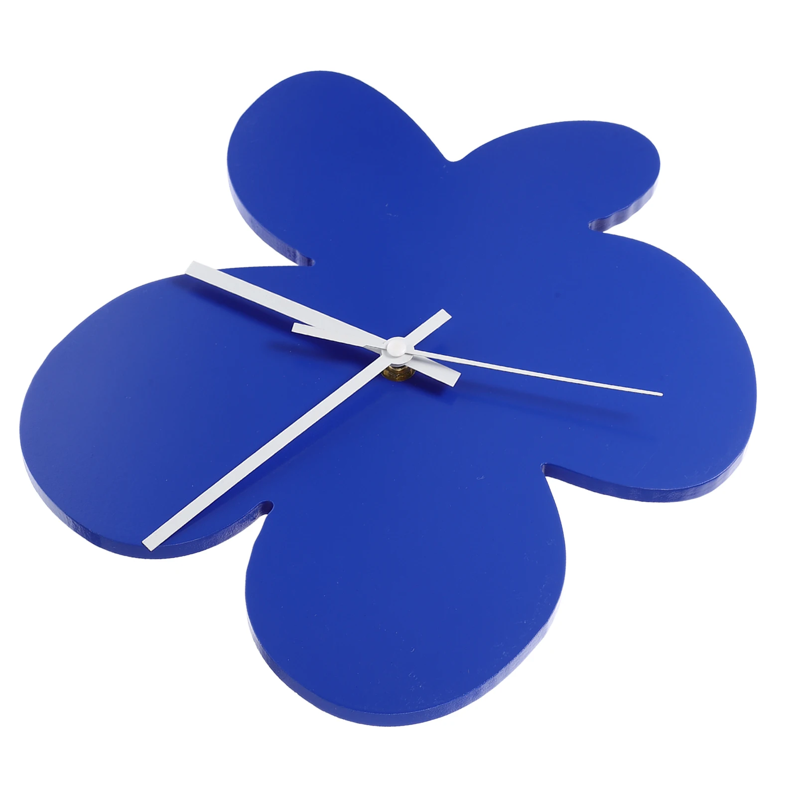

Retro Flower Wall Clock Plastic Low Noise Bedroom Living Room Decor Hanging Farmhouse Vintage Style Non Ticking Mute